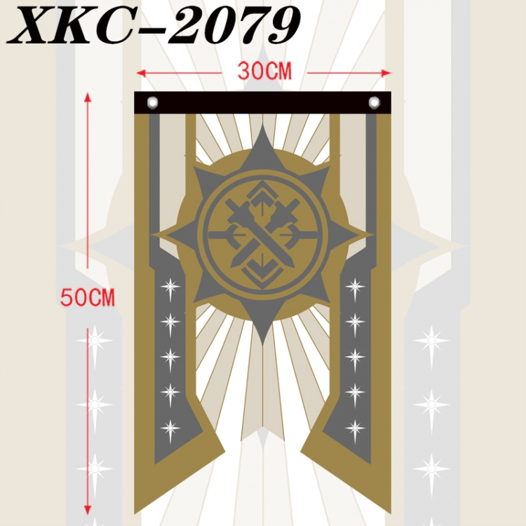 Honkai: Star Rail Anime Split Flag Prop 50 × 30cm XKC-2079