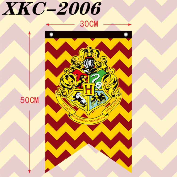 Harry Potter Anime Split Flag Prop 50x30cm XKC-2006