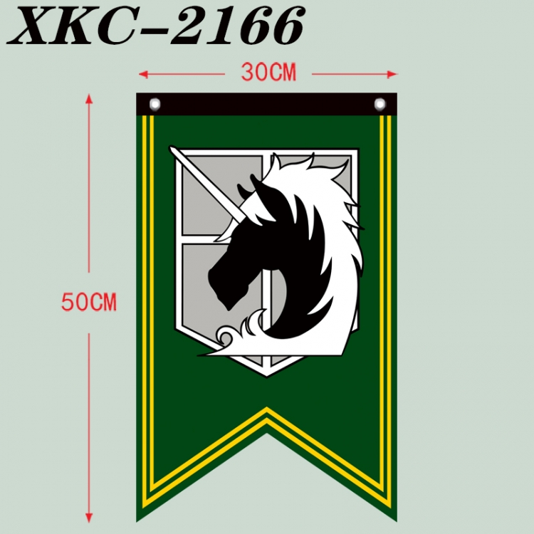 Shingeki no Kyojin Anime Split Flag Prop 50x30cm  XKC-2166