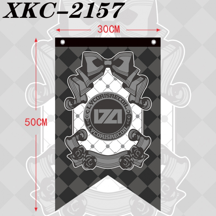 Lycoris Recoil Anime Split Flag Prop 50x30cm  XKC-2157