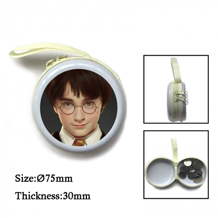 Harry Potter Anime Surrounding Sheet Zipper Zero Wallet Key Bag 75mm