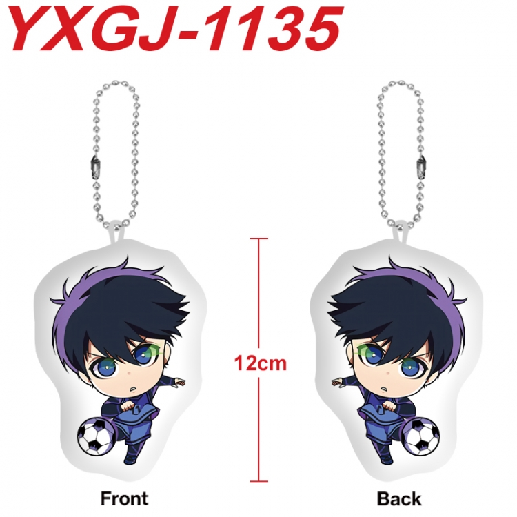 BLUE LOCK Anime Alien Plush Doll Pendant Keychain Pendant Toy 12cm price for 5 pcs  YXGJ-1135