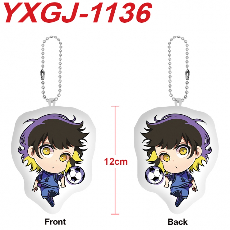 BLUE LOCK Anime Alien Plush Doll Pendant Keychain Pendant Toy 12cm price for 5 pcs YXGJ-1136