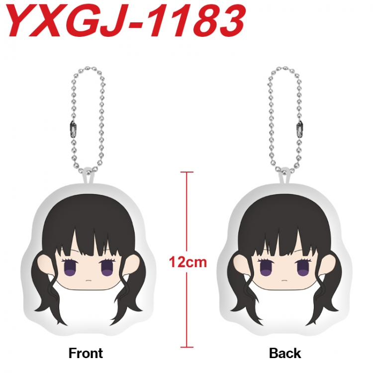 Lycoris Recoil Anime Alien Plush Doll Pendant Keychain Pendant Toy 12cm price for 5 pcs YXGJ-1183