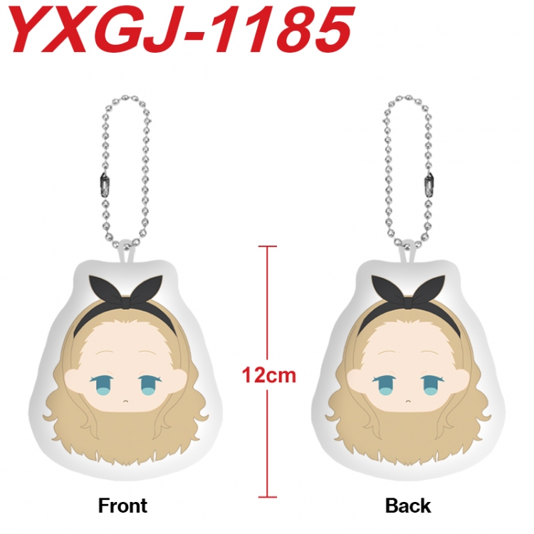Lycoris Recoil Anime Alien Plush Doll Pendant Keychain Pendant Toy 12cm price for 5 pcs  YXGJ-1185