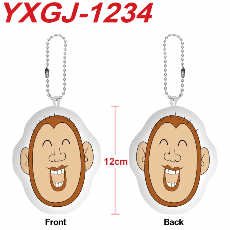Mob Psycho 100 Anime Alien Plush Doll Pendant Keychain Pendant Toy 12cm price for 5 pcs YXGJ-1234