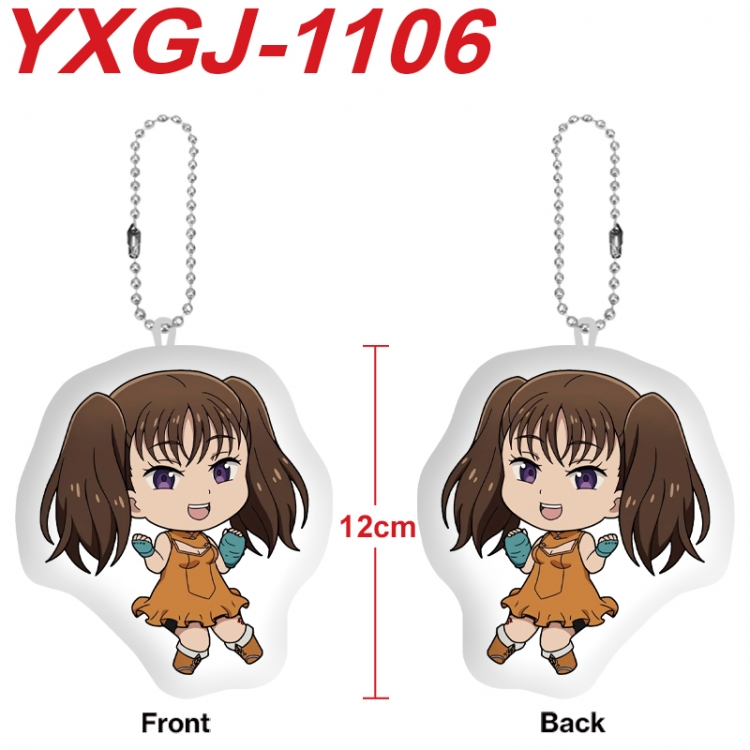 The Seven Deadly Sins Anime Alien Plush Doll Pendant Keychain Pendant Toy 12cm price for 5 pcs YXGJ-1106