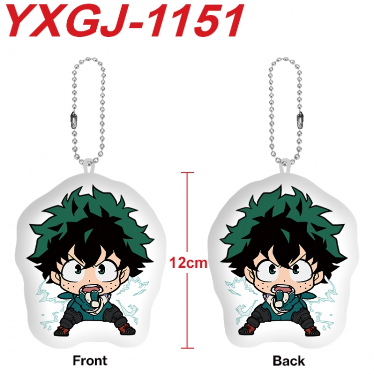 My Hero Academia Anime Alien Plush Doll Pendant Keychain Pendant Toy 12cm price for 5 pcs  YXGJ-1151