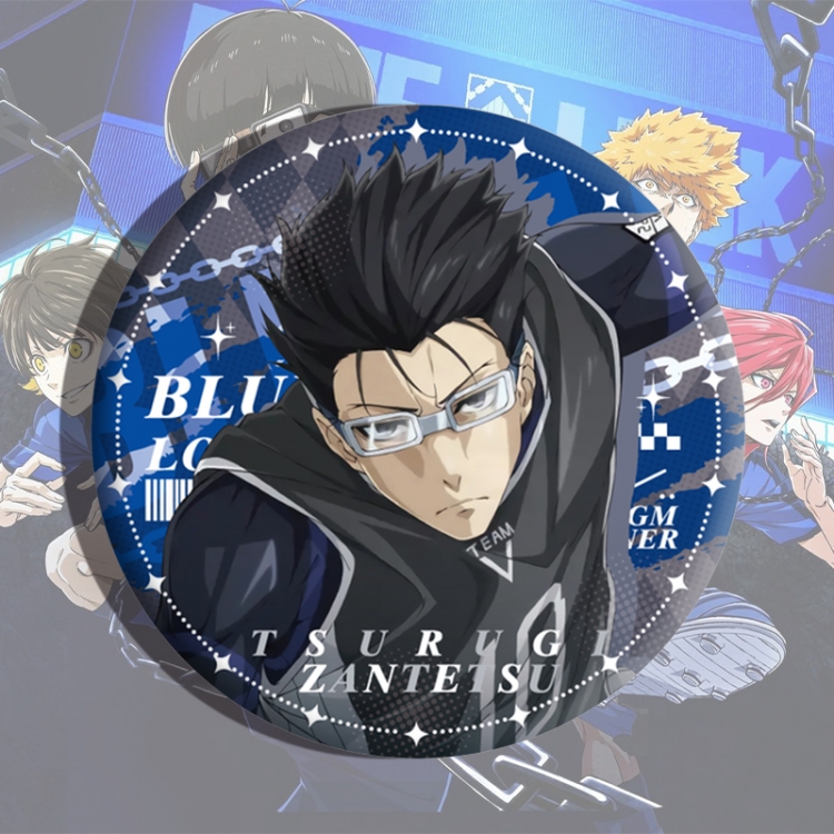 BLUE LOCK Anime tinplate brooch badge price for 5 pcs