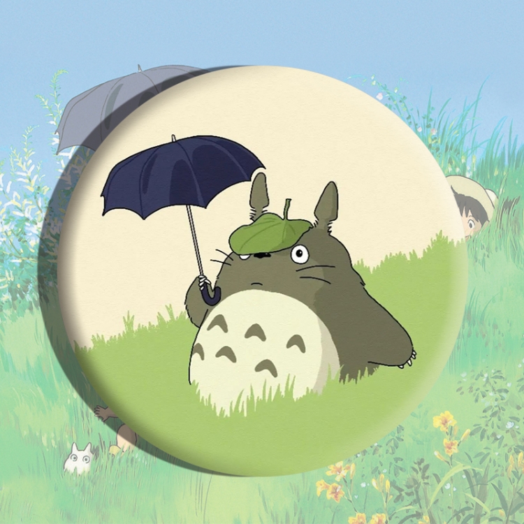 TOTORO Anime tinplate brooch badge price for 5 pcs