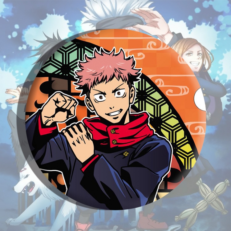 Jujutsu Kaisen Anime tinplate brooch badge price for 5 pcs