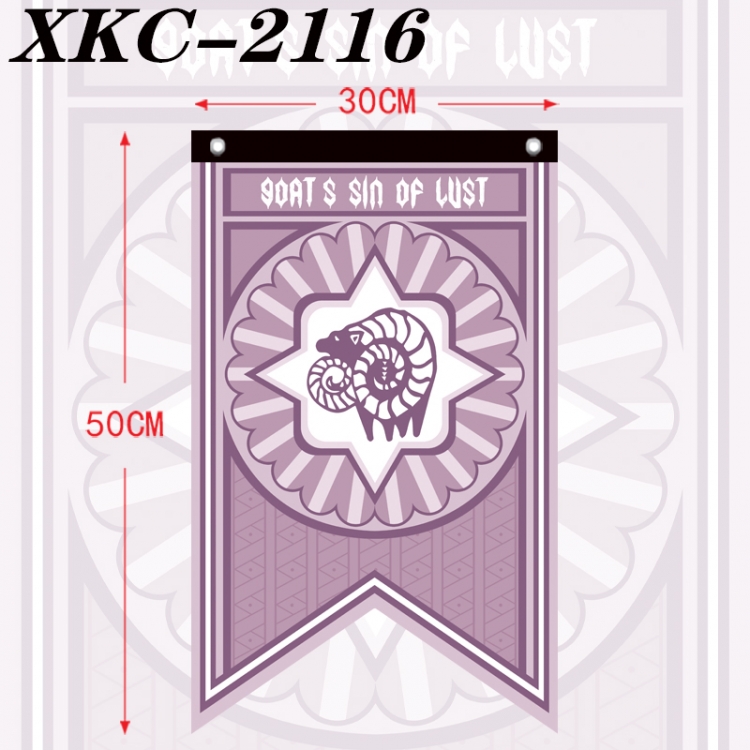 The Seven Deadly Sins  Anime Split Flag Prop 50x30cm XKC-2116