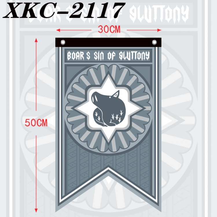 The Seven Deadly Sins  Anime Split Flag Prop 50x30cm XKC-2117