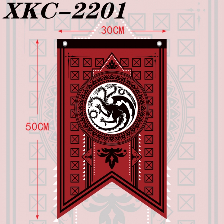Game of Thrones Anime Split Flag Prop 50x30cm  XKC-2201