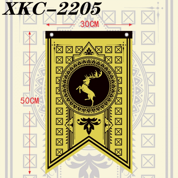 Game of Thrones Anime Split Flag Prop 50x30cm  XKC-2205