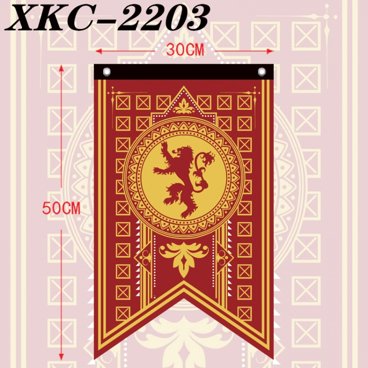 Game of Thrones Anime Split Flag Prop 50x30cm  XKC-2203