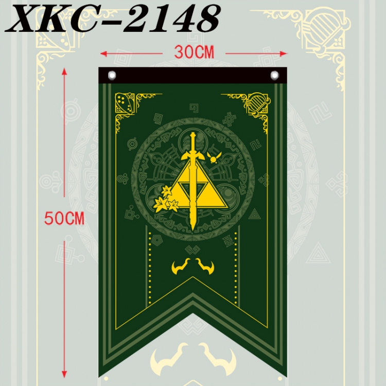 The Legend of Zelda Anime Split Flag Prop 50x30cm XKC-2148