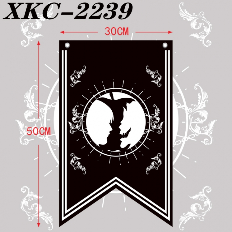 Death note Anime Split Flag Prop 50x30cm XKC-2239