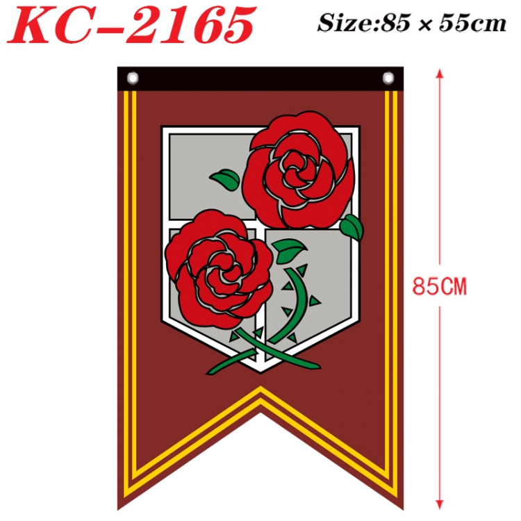 Shingeki no Kyojin Anime Split Flag Prop 85x55cm KC-2165