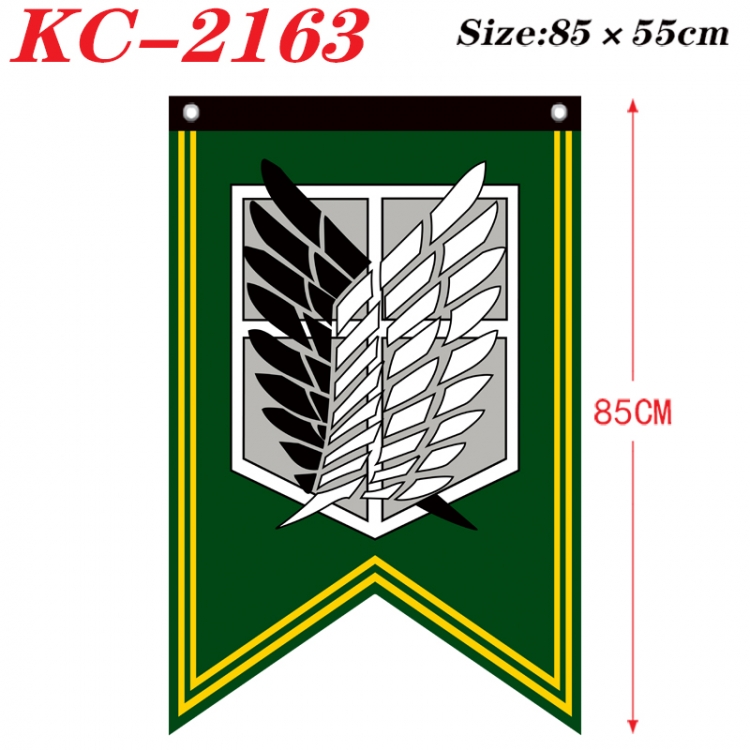 Shingeki no Kyojin Anime Split Flag Prop 85x55cm  KC-2163