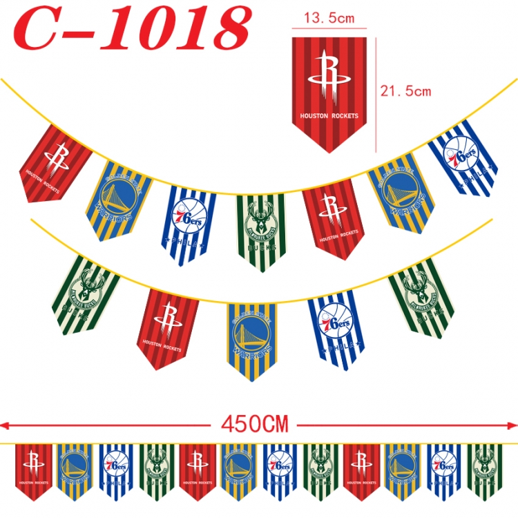 physical culture Halloween Christmas String Flag Inverted Triangle Flag 13.5x21.5cm  C-1018