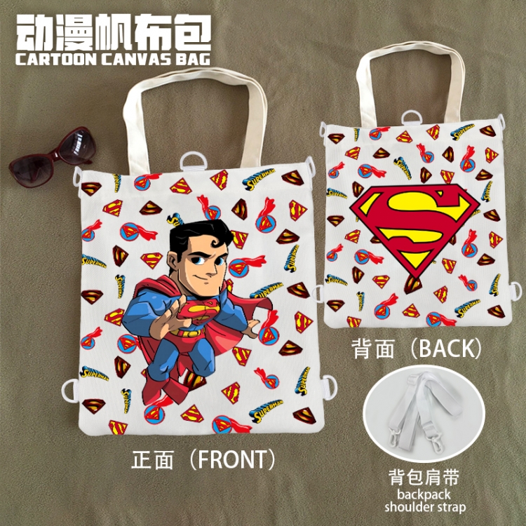 super heroes Anime Canvas Bag Shoulder Shopping Bag 33x37cm