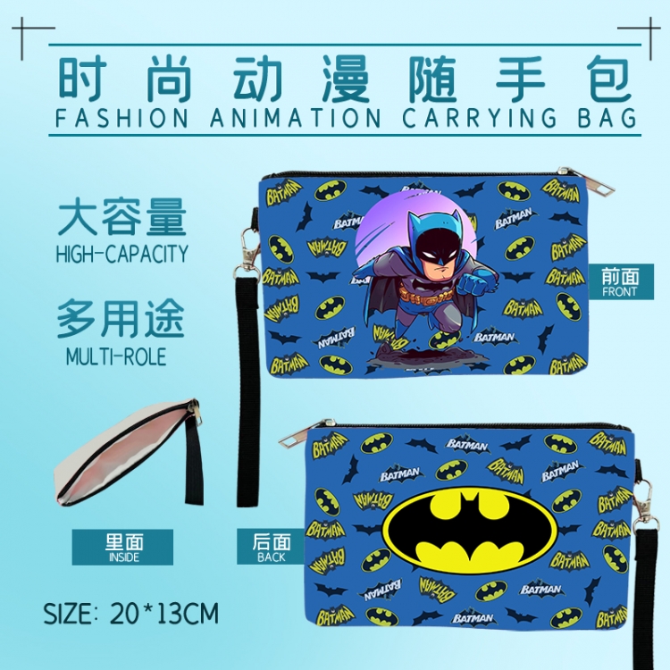 BATMAN Anime Fashion Large Capacity Carrying Bag 20x13cm