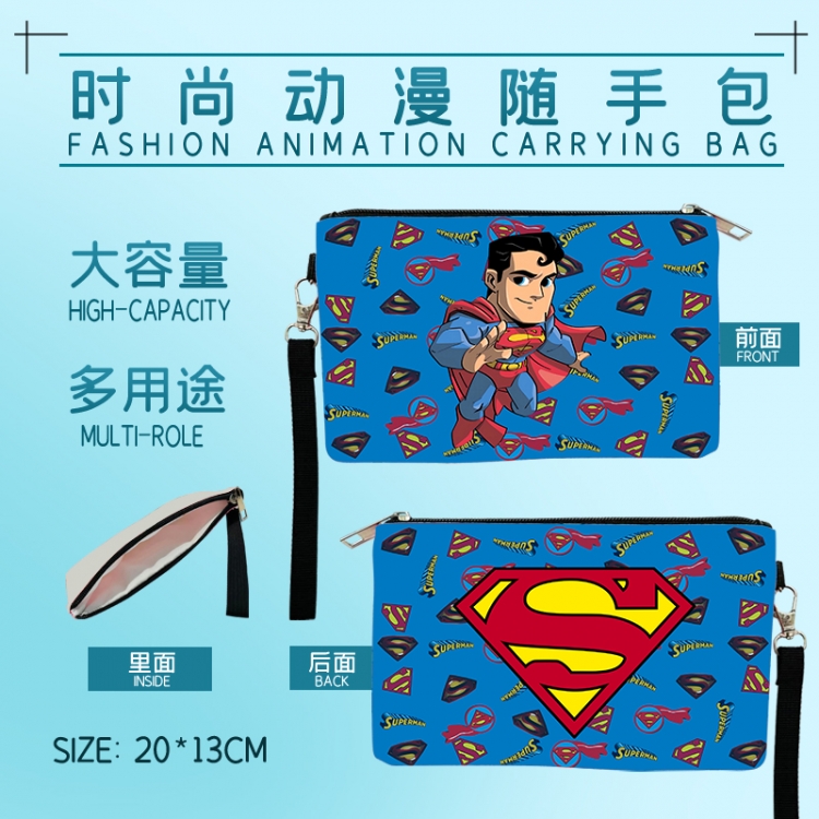 Superhero Anime Fashion Large Capacity Carrying Bag 20x13cm