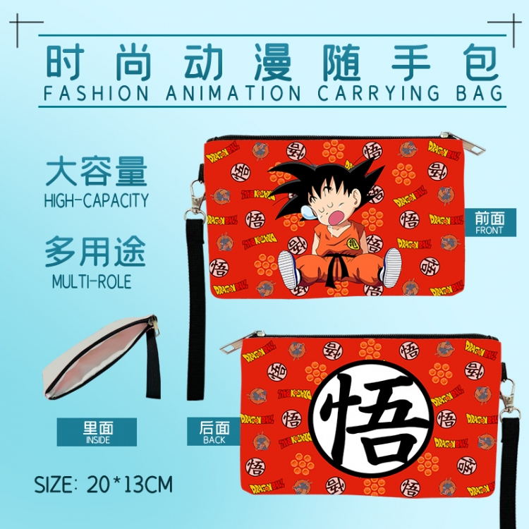 DRAGON BALL Anime Fashion Large Capacity Carrying Bag 20x13cm