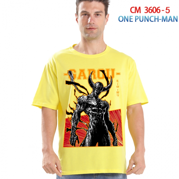 One Punch Man Printed short-sleeved cotton T-shirt from S to 4XL 3606-5