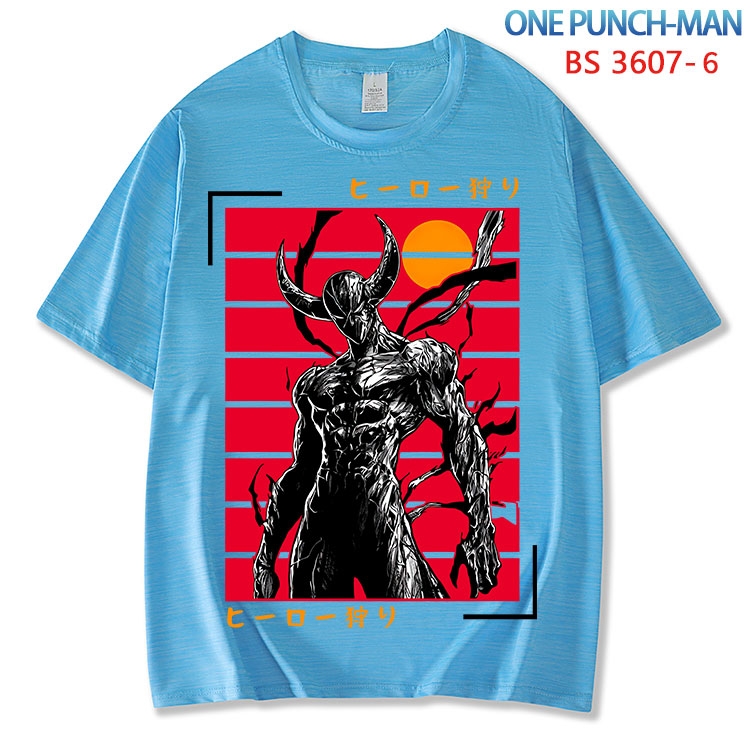 One Punch Man ice silk cotton loose and comfortable T-shirt from XS to 5XL  BS-3607-6