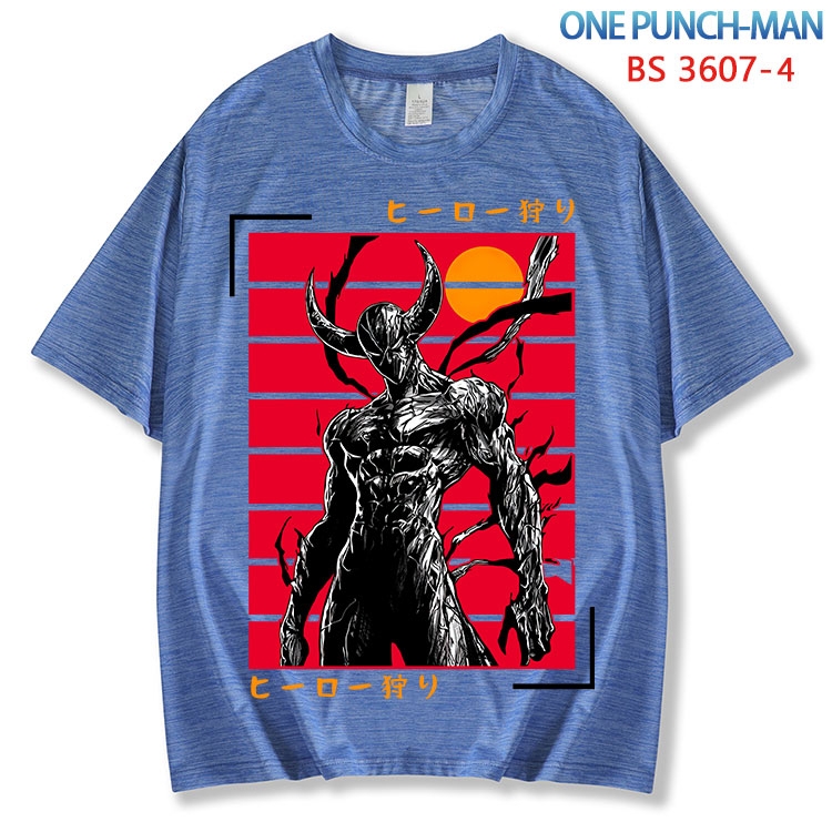 One Punch Man ice silk cotton loose and comfortable T-shirt from XS to 5XL BS-3607-4