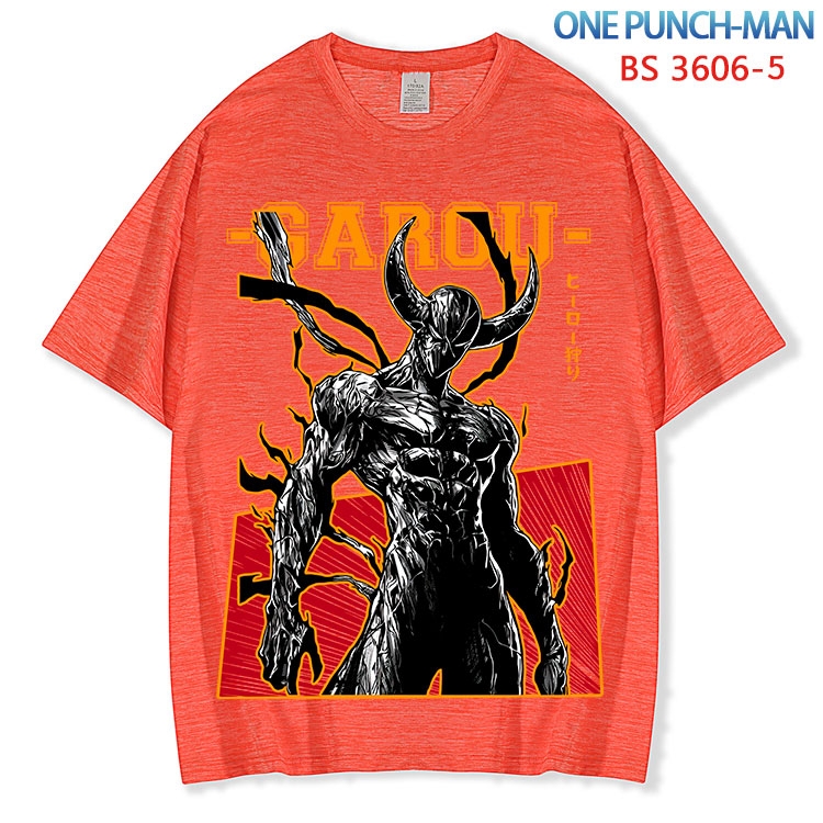 One Punch Man ice silk cotton loose and comfortable T-shirt from XS to 5XL BS-3606-5