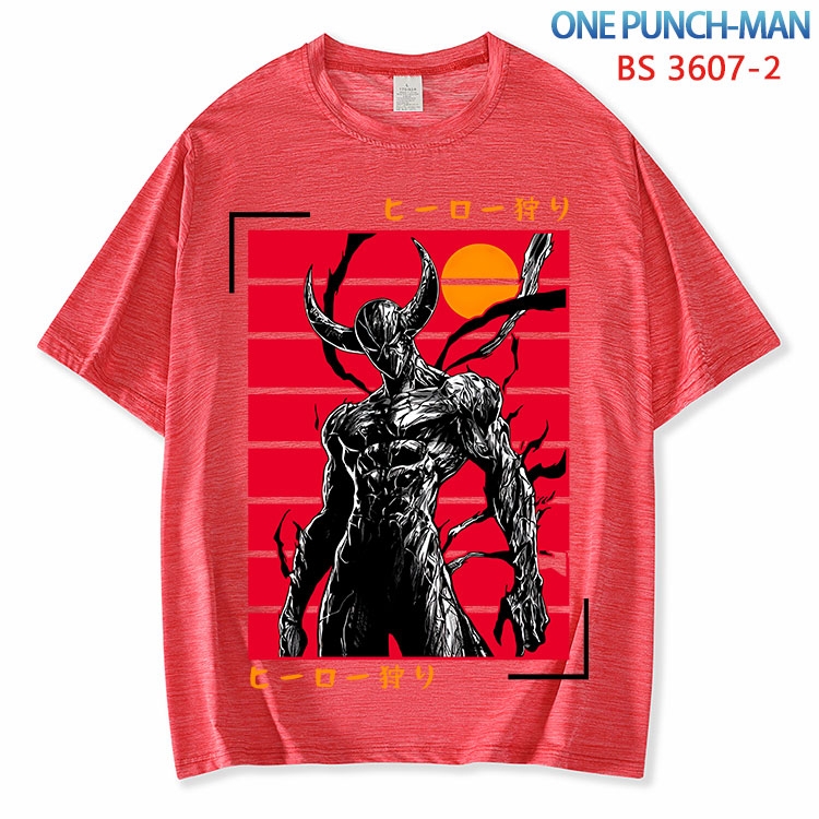 One Punch Man ice silk cotton loose and comfortable T-shirt from XS to 5XL BS-3607-2