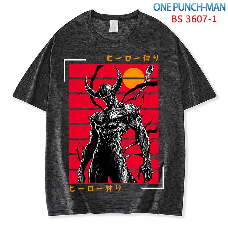One Punch Man ice silk cotton loose and comfortable T-shirt from XS to 5XL BS-3607-1