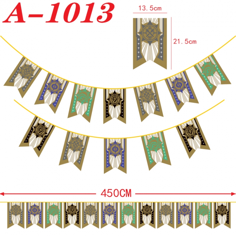 Honkai: Star Rail Anime Halloween Christmas Flag String 450cm  A-1013