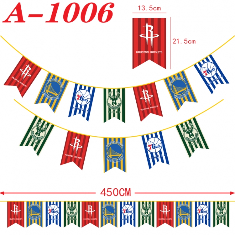 physical culture Anime Halloween Christmas Flag String 450cm A-1006