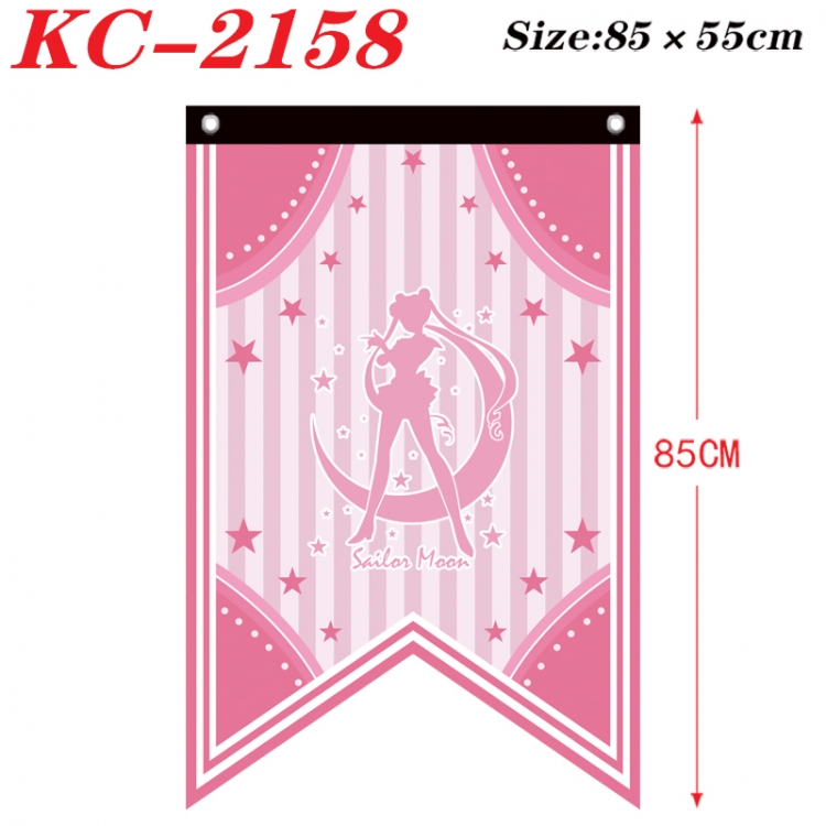 sailormoon Anime Split Flag bnner Prop 85x55cm  KC-2158