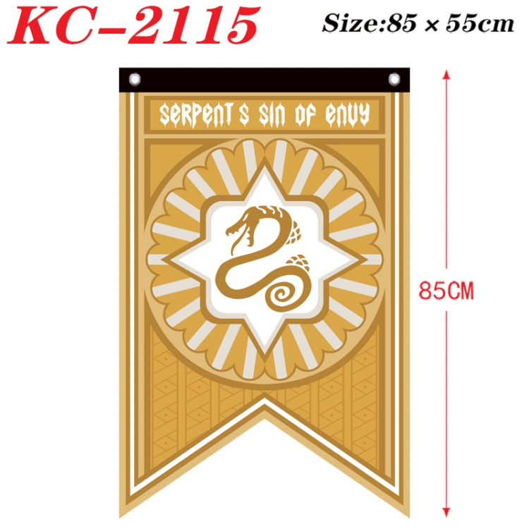 The Seven Deadly Sins Anime Split Flag bnner Prop 85x55cm KC-2115