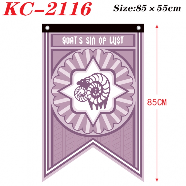 The Seven Deadly Sins Anime Split Flag bnner Prop 85x55cm KC-2116