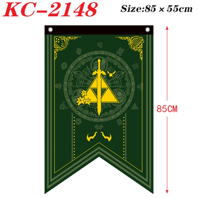 The Legend of Zelda Anime Split Flag bnner Prop 85x55cm  KC-2148