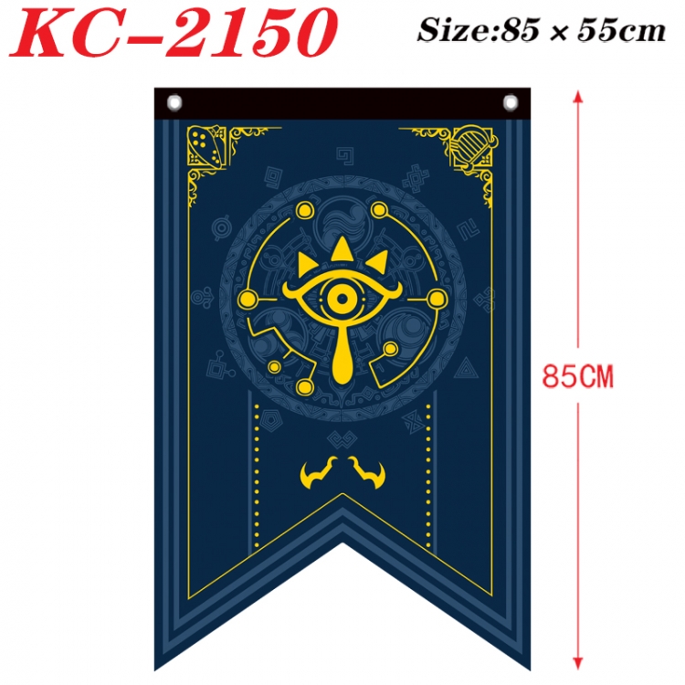 The Legend of Zelda Anime Split Flag bnner Prop 85x55cm  KC-2150