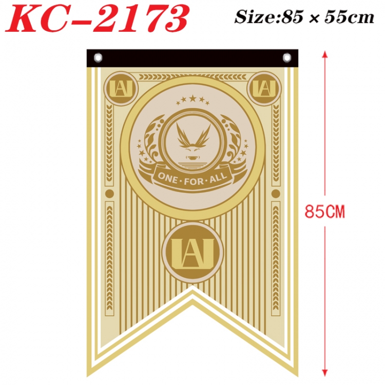 My Hero Academia Anime Split Flag bnner Prop 85x55cm KC-2173