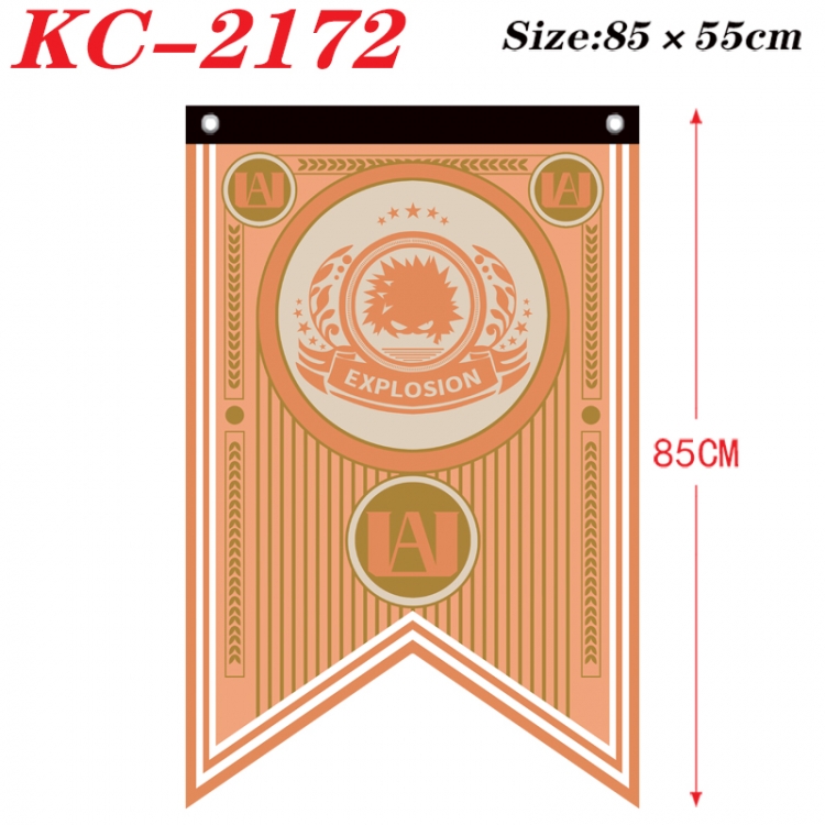 My Hero Academia Anime Split Flag bnner Prop 85x55cm  KC-2172