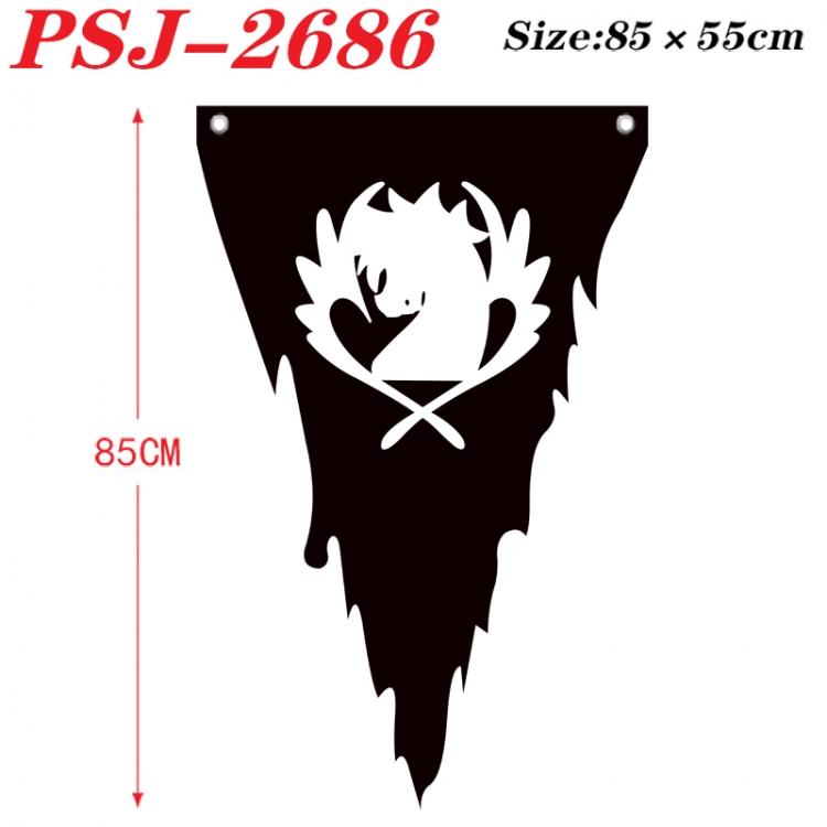Fairy tail Anime Surrounding Triangle bnner Prop Flag 85x55cm PSJ-2686