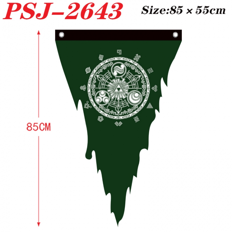 The Legend of Zelda Anime Surrounding Triangle bnner Prop Flag 85x55cm  PSJ-2643