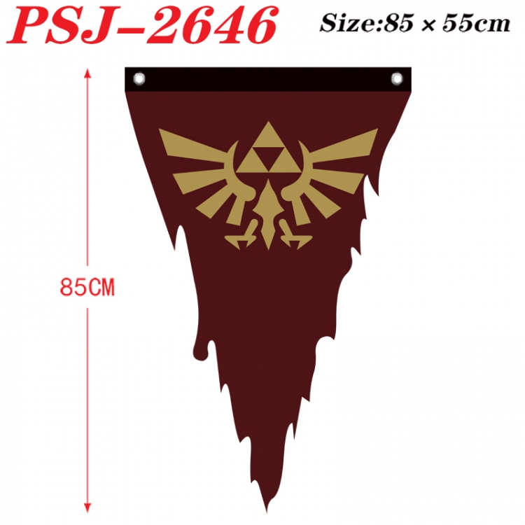 The Legend of Zelda Anime Surrounding Triangle bnner Prop Flag 85x55cm PSJ-2646