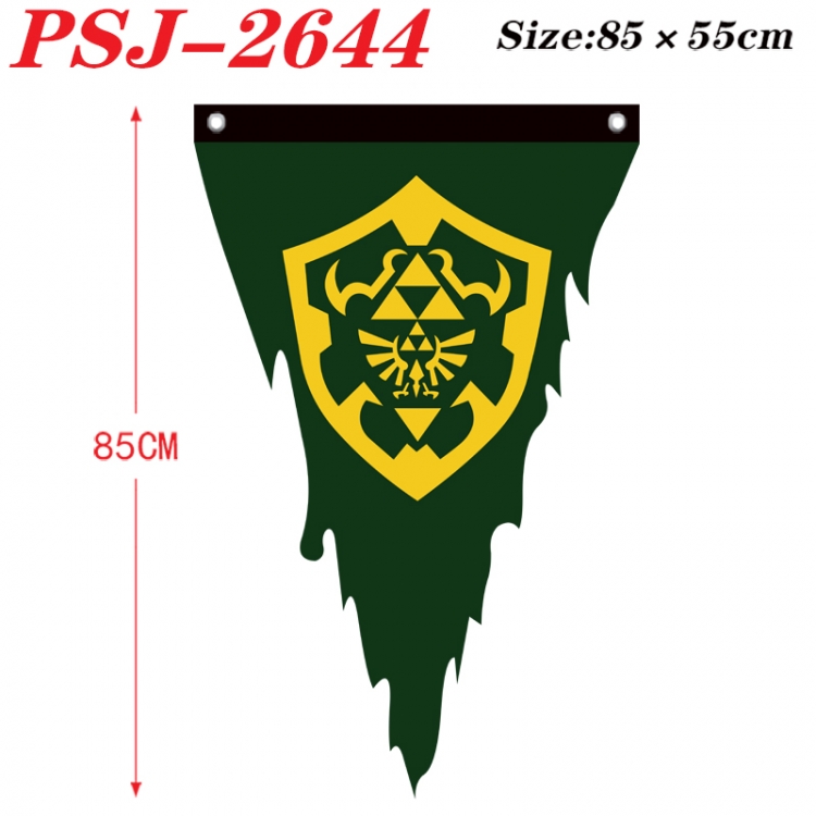 The Legend of Zelda Anime Surrounding Triangle bnner Prop Flag 85x55cm  PSJ-2644