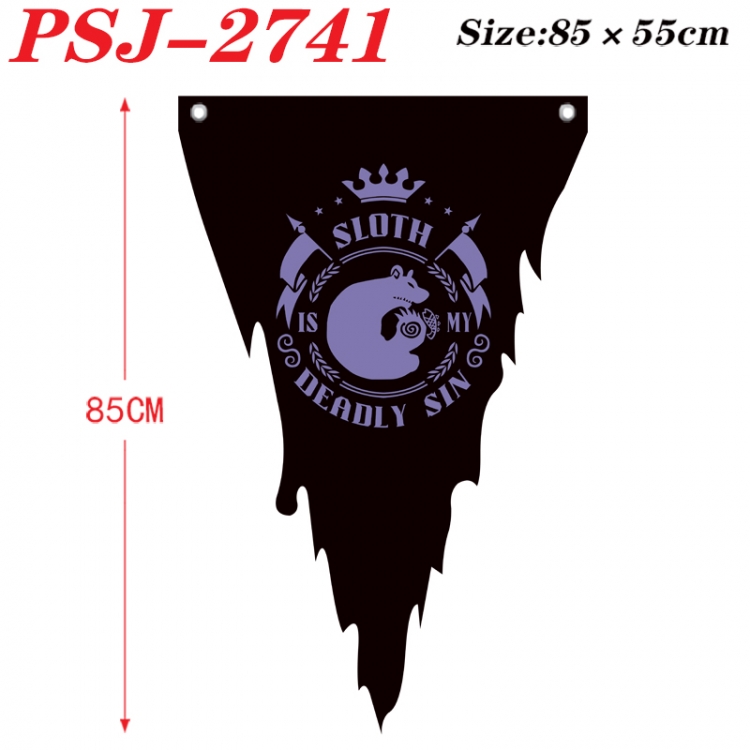 The Seven Deadly Sins Anime Surrounding Triangle bnner Prop Flag 85x55cm PSJ-2741