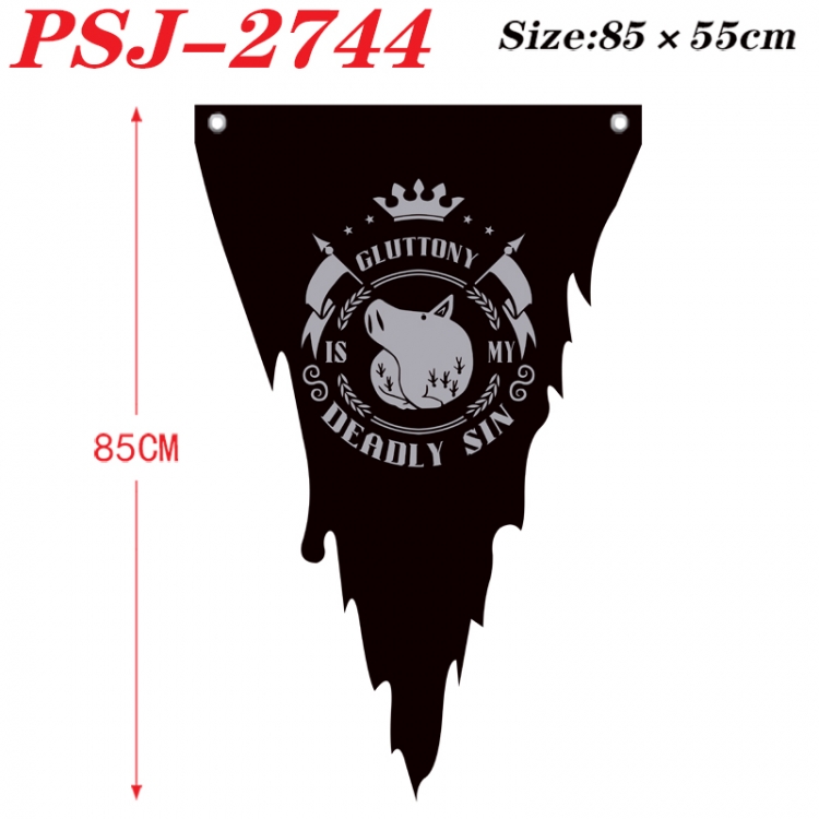 The Seven Deadly Sins Anime Surrounding Triangle bnner Prop Flag 85x55cm PSJ-2744